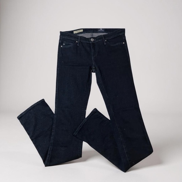 AG Ballad Slim Boot Cut Low Rise Jeans - Picture 1 of 7